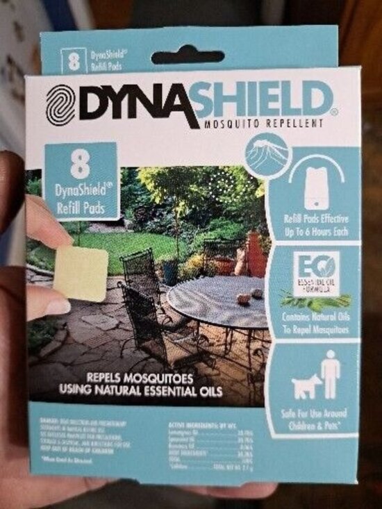 DynaShield Other - Dyna Shield Refill Repellent Mosquito Pads Using Essential Oils 8 Per Box